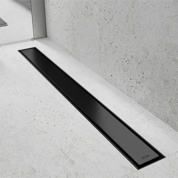 Rigolă de scurgere pentru duș BLACK | 50-120 cm | Mexen