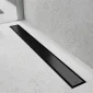 Rigolă de scurgere pentru duș BLACK | 50-120 cm | Mexen