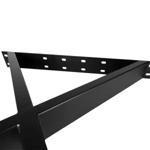 Picioare pentru masa de sufragerie CROSS | 2 bucăți | Negre | 60x72cm