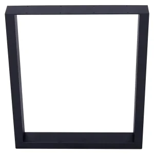 Picioare pentru masa de sufragerie CUBIX | 80, 72, 43 cm | 2 bucăți | Negre