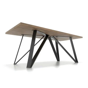 Picioare de masă ANGLE | 71cm | 4 bucăți | Negru MAT