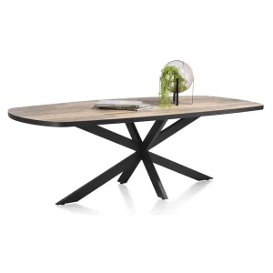 Picioare metalice de masă Spider Star | 120 - 150 cm | Negre