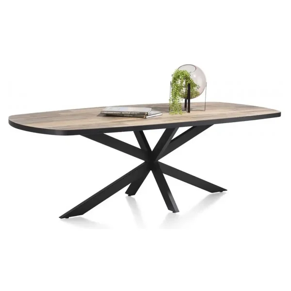Picioare metalice de masă Spider Star | 120 - 150 cm | Negre