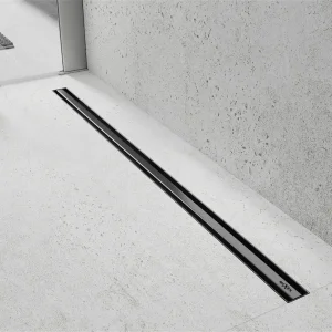 Rigolă de scurgere pentru duș SLIM BLACK | 60-120 cm | Mexen