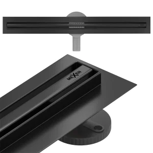 Rigolă de scurgere pentru duș SLIM BLACK | 60-120 cm | Mexen