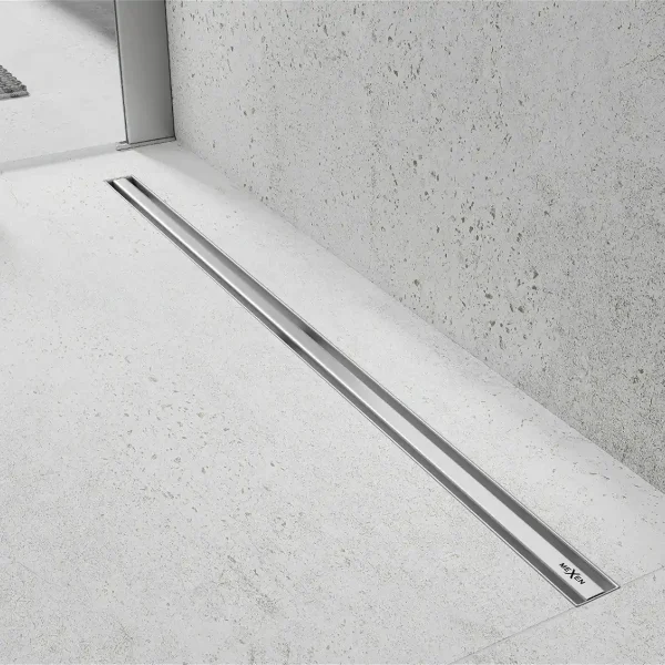 Rigolă de scurgere pentru duș SLIM INOX | 60-120 cm | Mexen