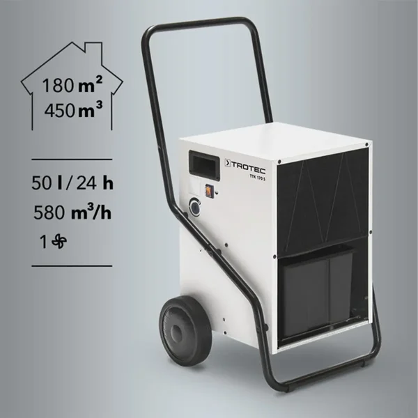 Dezumidificator profesional TTK 170 S | Trotec | până la 180m²