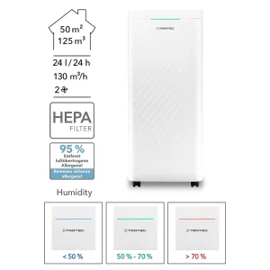 Dezumidificator TTK 64 HEPA | Trotec | 24L / zi