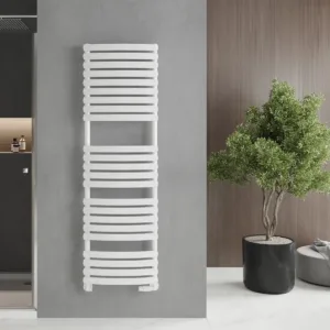 Calorifer de baie modern Bachus | 1600 x 500 mm | Negru sau Alb | 787 W | Mexen - imagine 6
