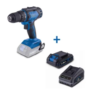 Mașină de găurit și înșurubat cu acumulator BC-DD60-X cu baterie - 20 V - Scheppach