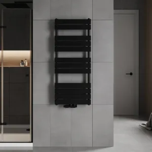 Calorifer de baie modern Ceres | 1200 x 500 mm | Negru sau Alb | 610 W | Mexen - imagine 5