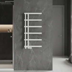 Calorifer de baie modern Jukon | 988 x 500 mm | Negru sau Alb | 461 W | Mexen - imagine 2