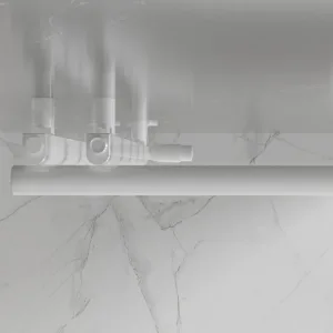 Calorifer de baie modern Jukon | 988 x 500 mm | Negru sau Alb | 461 W | Mexen - imagine 10