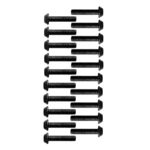 Șuruburi Allen negre M6 și M8 - 20-30mm - Cap bombat