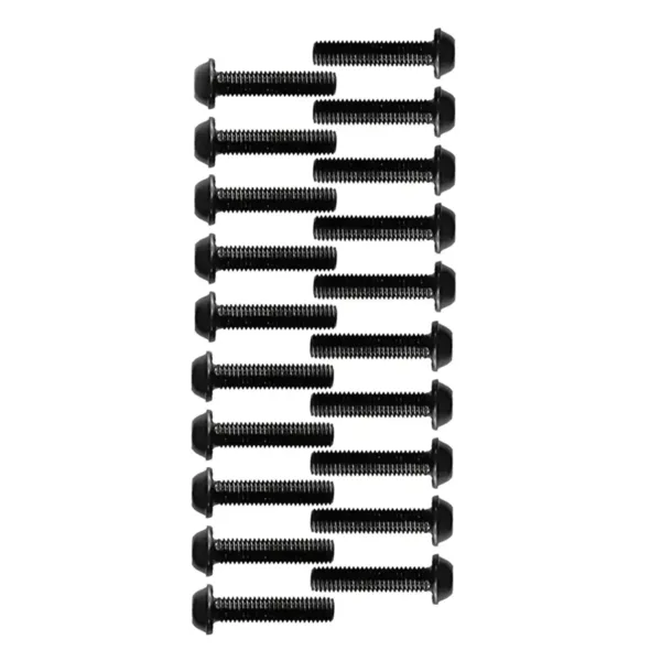 Șuruburi Allen negre M6 și M8 - 20-30mm - Cap bombat