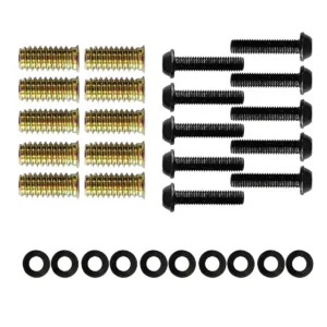 Inserții filetate autofiletante cu șuruburi - M6–M8 - 20–30 mm - 10 sau 20 buc