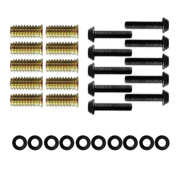 Inserții filetate autofiletante cu șuruburi - M6–M8 - 20–30 mm - 10 sau 20 buc