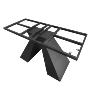 Suport de masă TOWER - 72 cm - Negru MAT