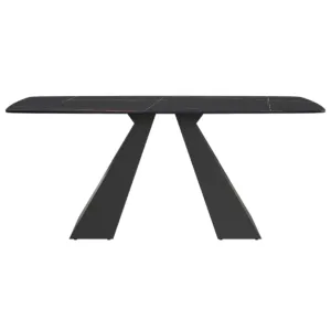 Suport de masă TOWER - 72 cm - Negru MAT