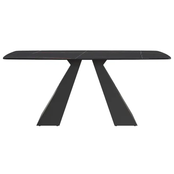 Suport de masă TOWER - 72 cm - Negru MAT