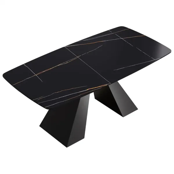 Suport de masă TOWER - 72 cm - Negru MAT