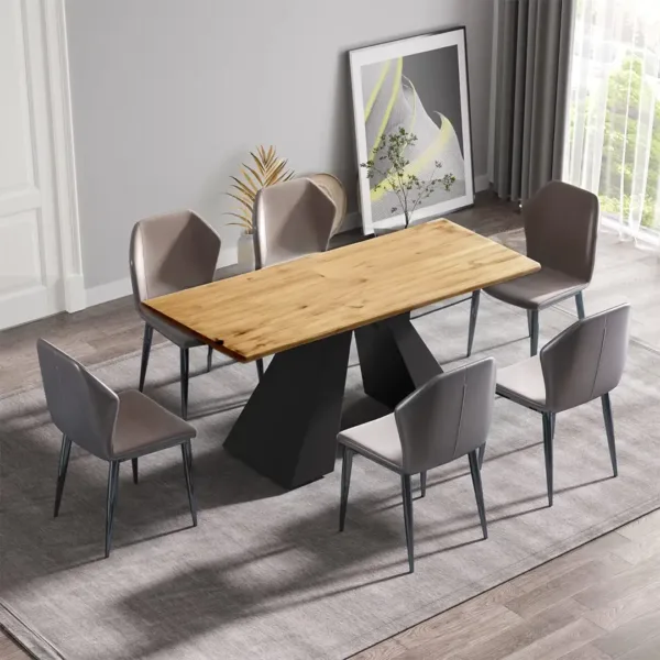 Suport de masă TOWER - 72 cm - Negru MAT