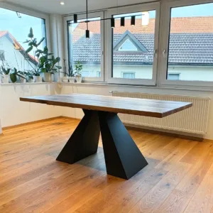 Suport de masă TOWER - 72 cm - Negru MAT