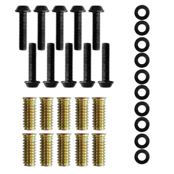 Inserții filetate autofiletante cu șuruburi - M8x25 - 10 buc