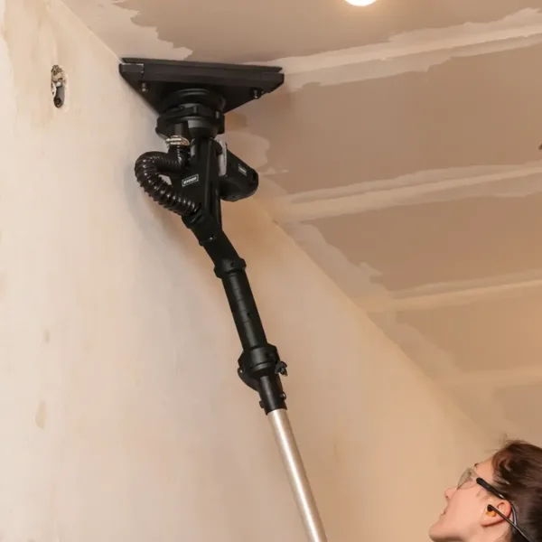 Mașină de șlefuit pereți și tavane DS930-BE - 2 capete - Ø 215 mm - Scheppach Black Edition
