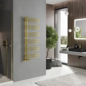 Calorifer de baie modern Neptun - 1200x500mm - Auriu - Mexen