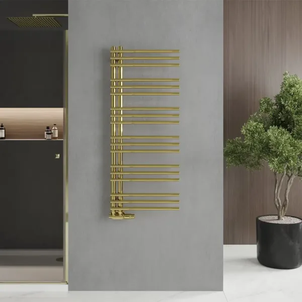 Calorifer de baie modern Neptun - 1200x500mm - Auriu - Mexen