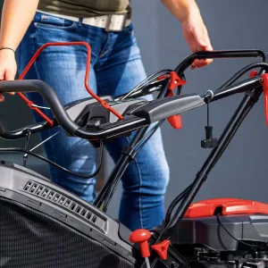 Mașină de tuns iarba autopropulsată pe benzină PML56-225ES - 56cm - 6,0 CP - 7în1 - Scheppach