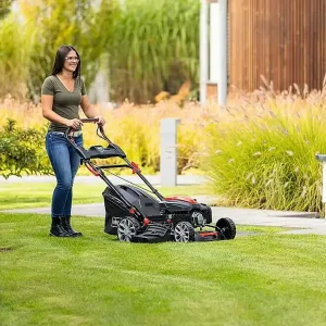 Mașină de tuns iarba autopropulsată pe benzină PML56-225ES - 56cm - 6,0 CP - 7în1 - Scheppach