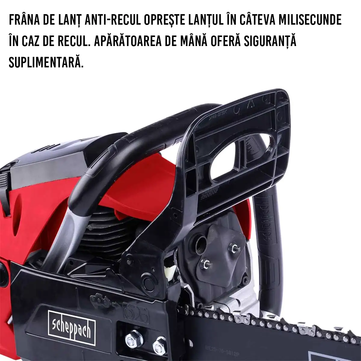 PCS53 - RO2 Drujbă pe benzină PCS53 - 51 cm - 2,7 HP - 53 cm³ - Scheppach