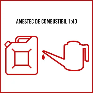 Drujbă pe benzină PCS53 - 51 cm - 2,7 HP - 53 cm³ - Scheppach