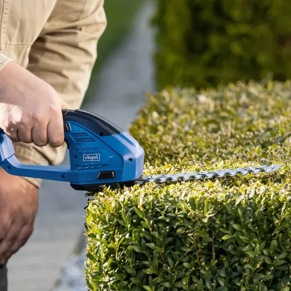 Foarfecă electrică pentru gard viu și iarbă C-HTGS200-X - 20 V - Scheppach